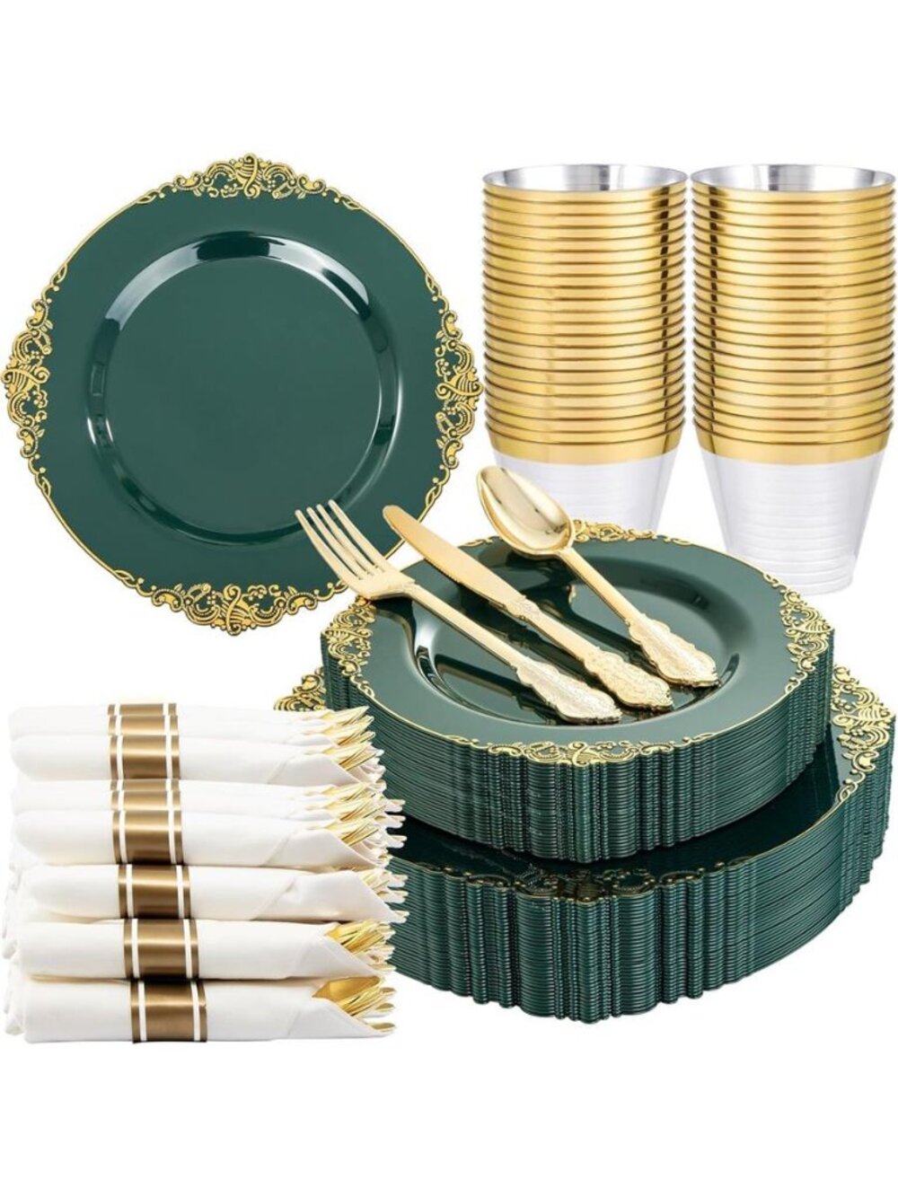 Plastic Plates, Disposable Party